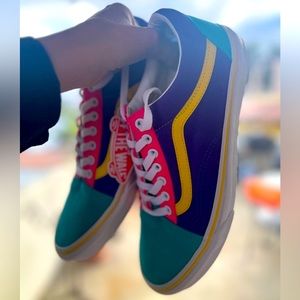 NWT Vans 90s Retro Custom One-of-a-Kind Sneakers - Brand New